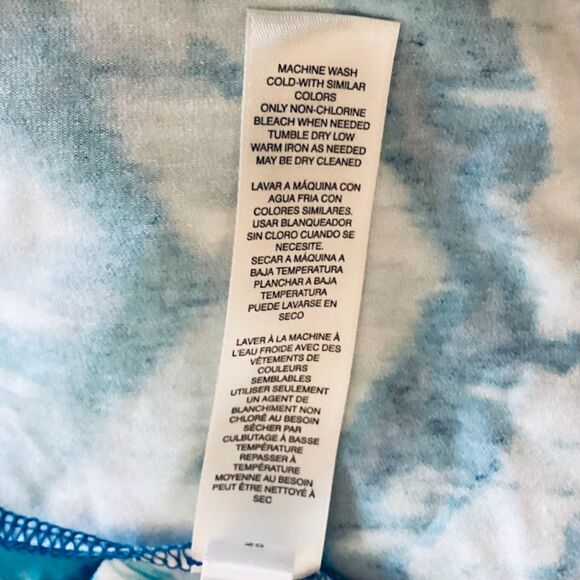 Zenergy by Chico's Zig-Zag Perry Print Dress in Blue Multi Size2/Large - Picture 8 of 10